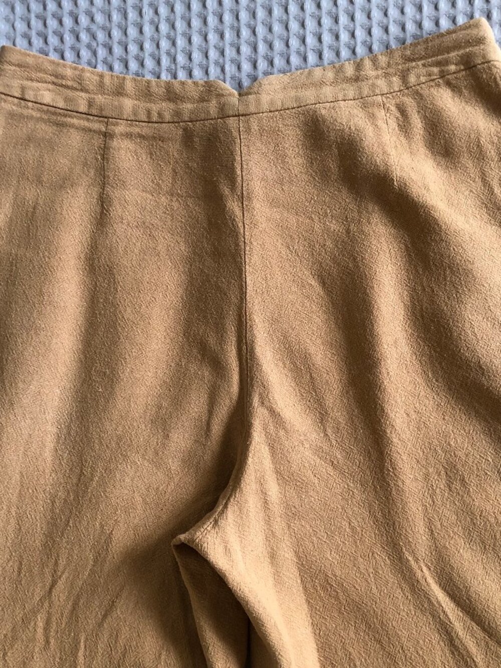Worthington Cropped Wide Leg Mustard Pants - Size 6 - Picture 8 of 10